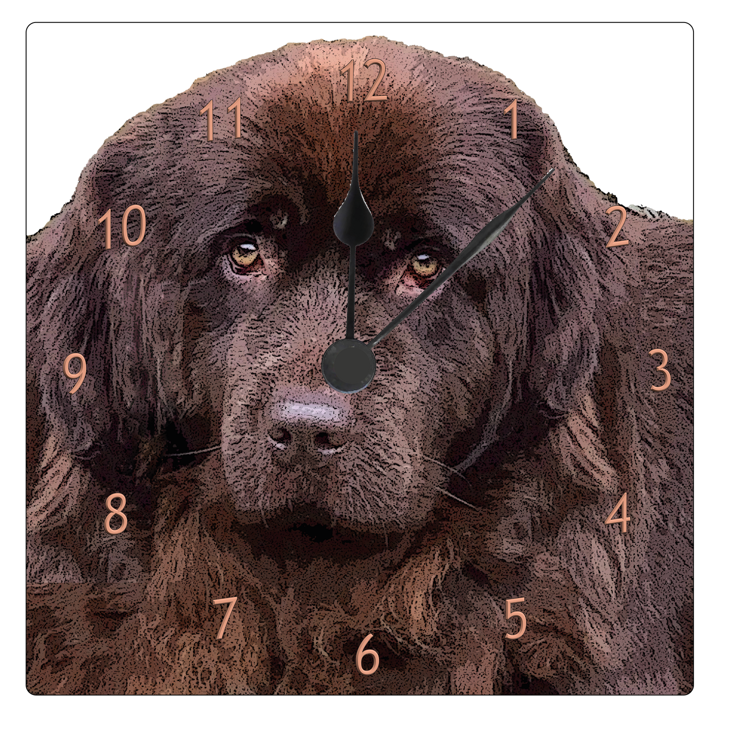 Newfoundland 230mm Square Clock