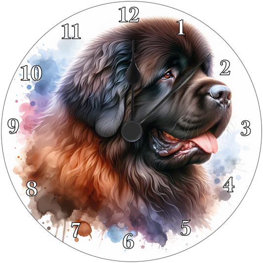 Newfoundland Clock Artistic 7