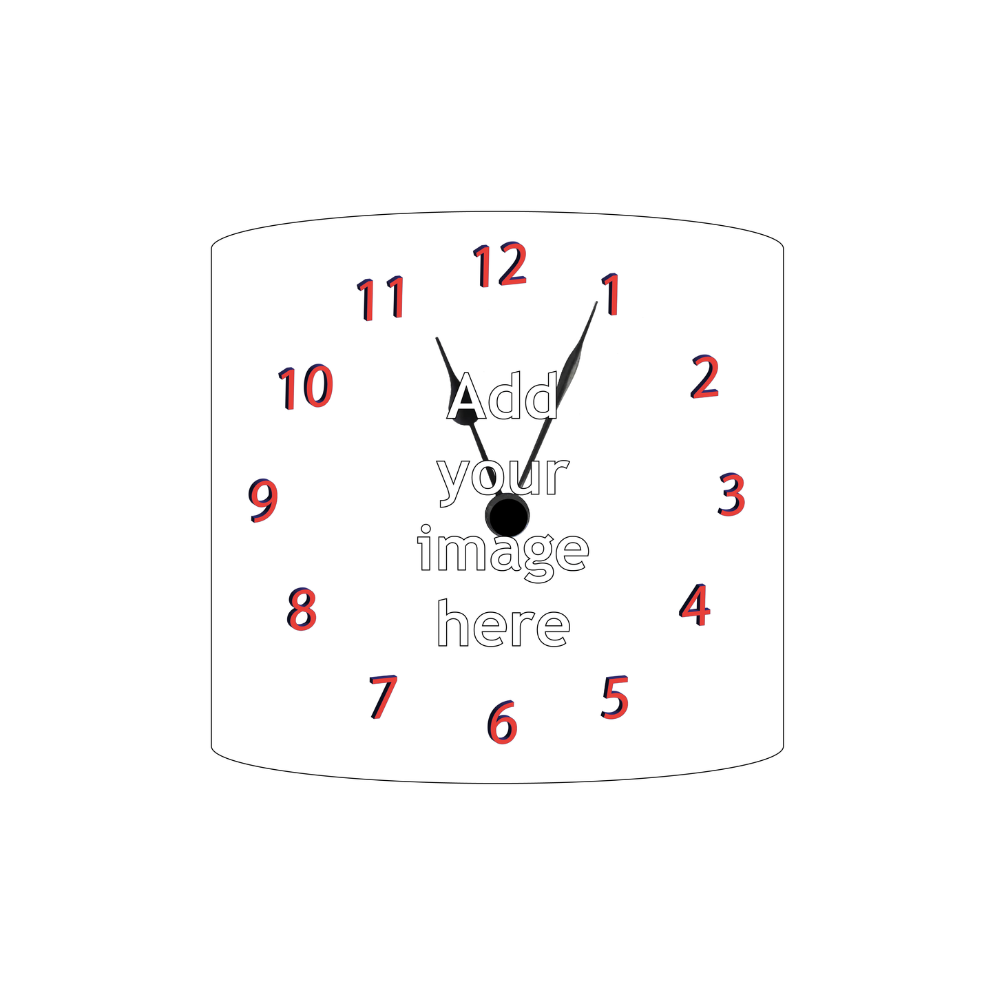 Personalised square clocks 230mm