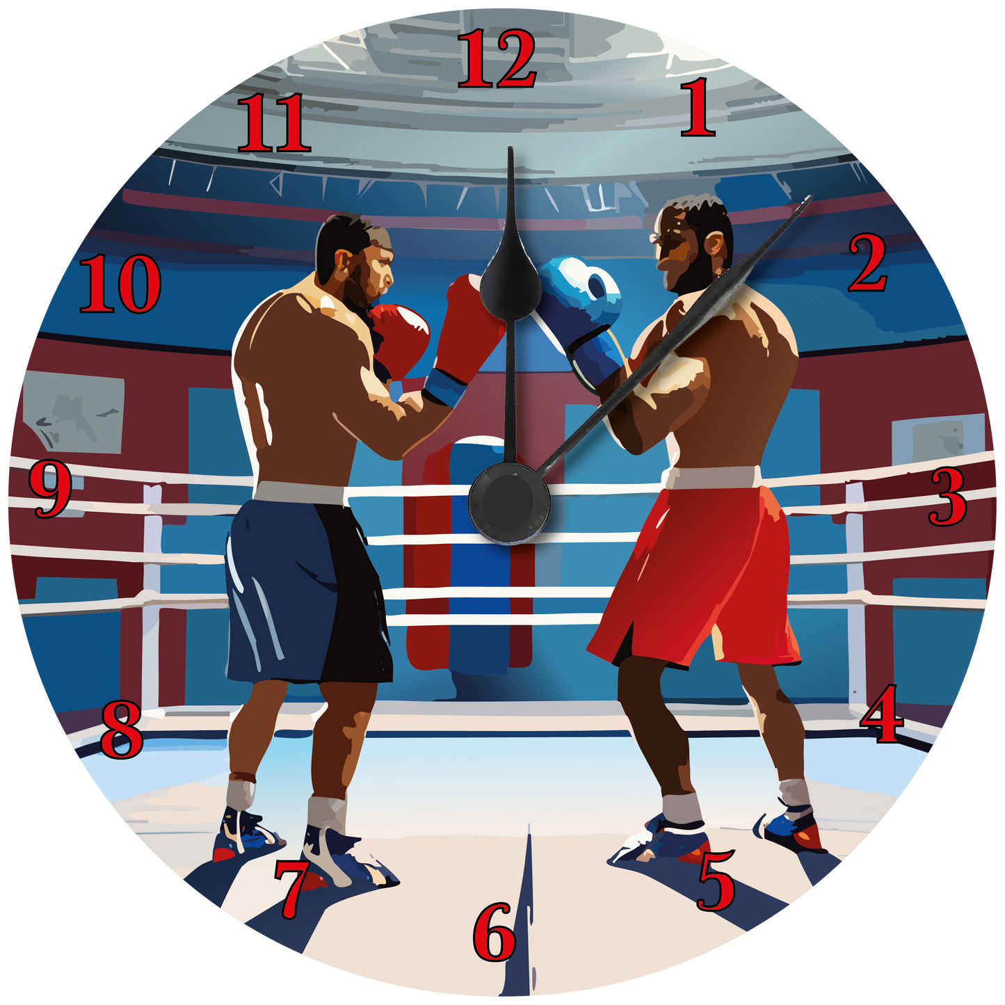 Boxing Wall clock