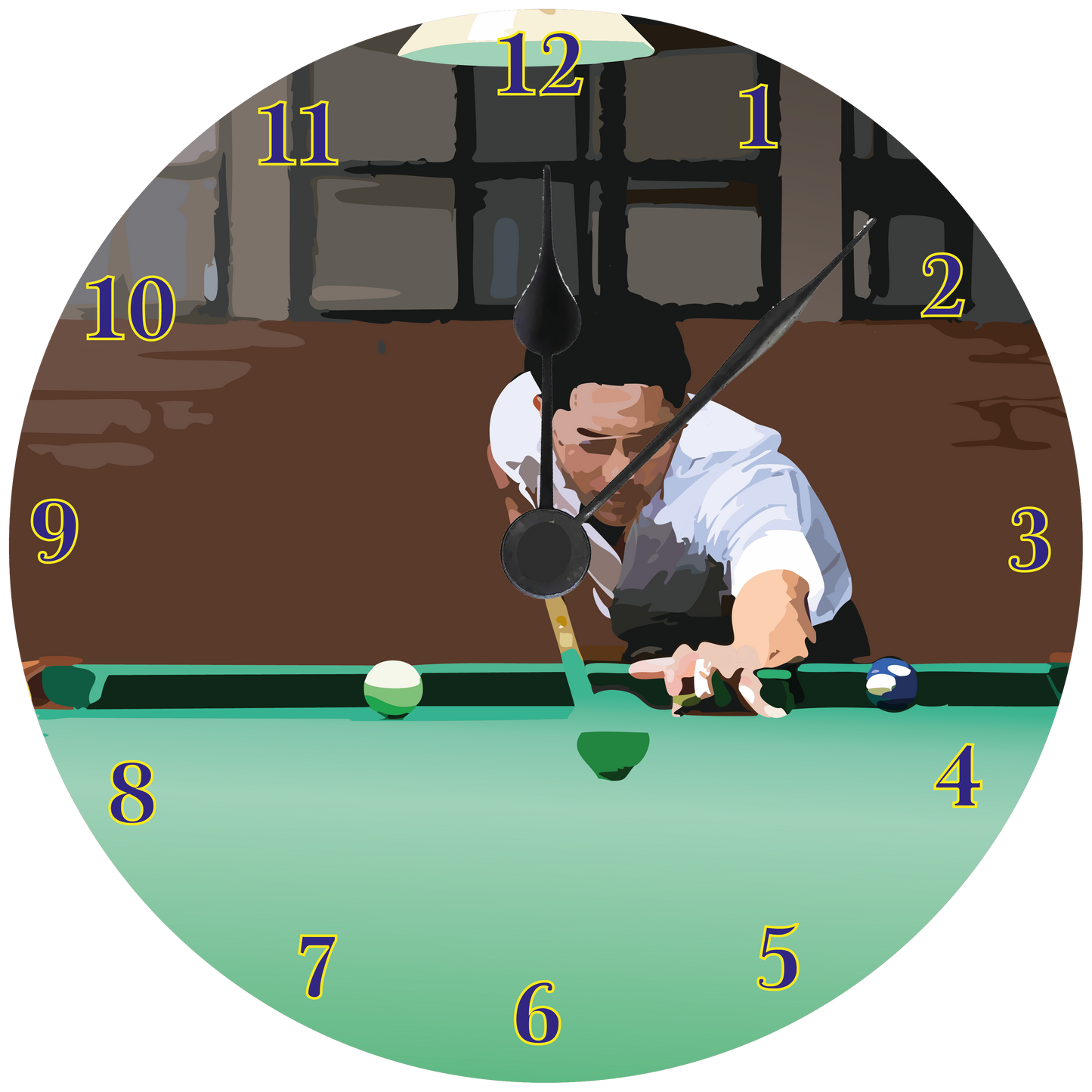 Snooker Wall clock