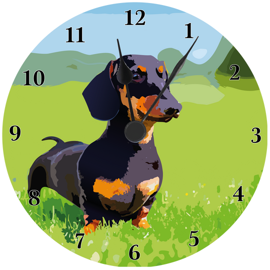 Dachshund Wall clock