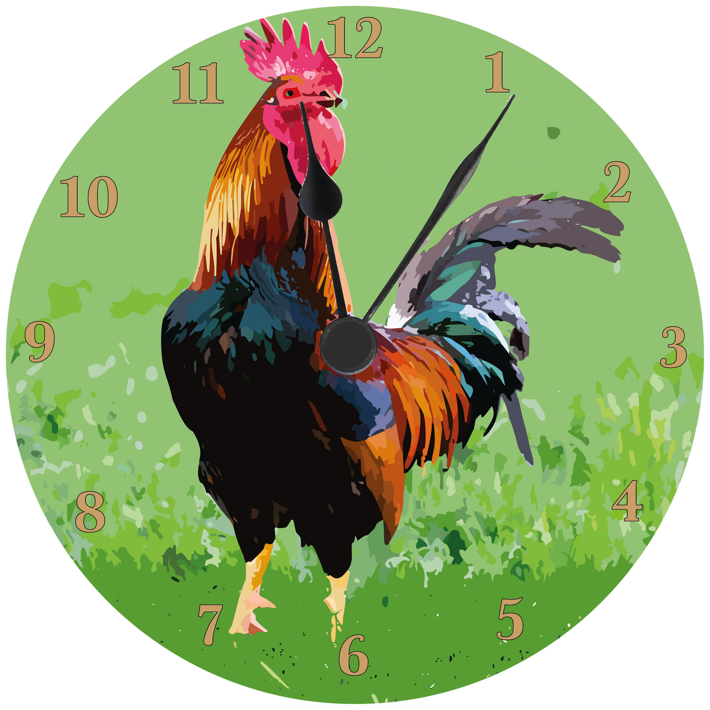 Cockerel Wall clock