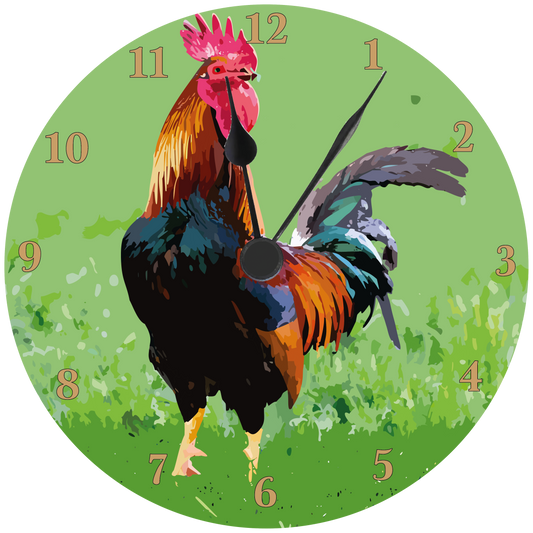 Cockerel Wall clock