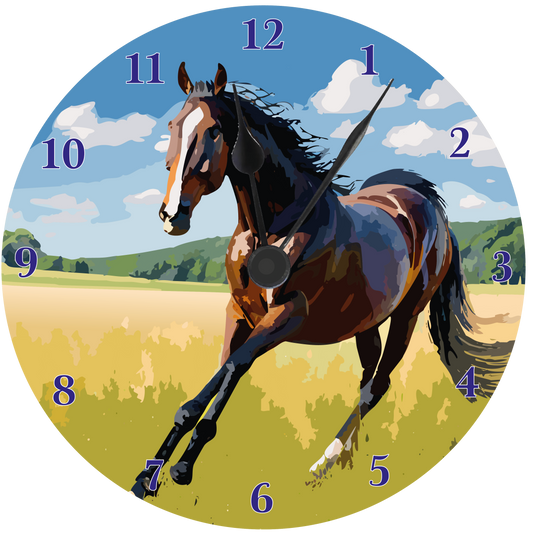 Horse Wall clock