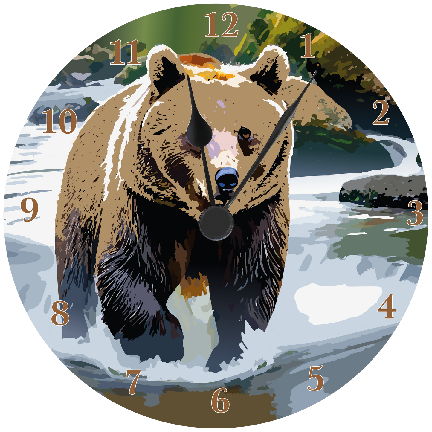 Bear Wall clock