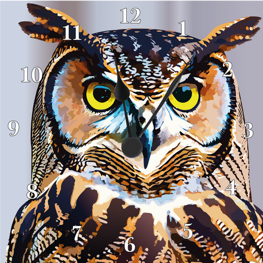 Owl Wall clock