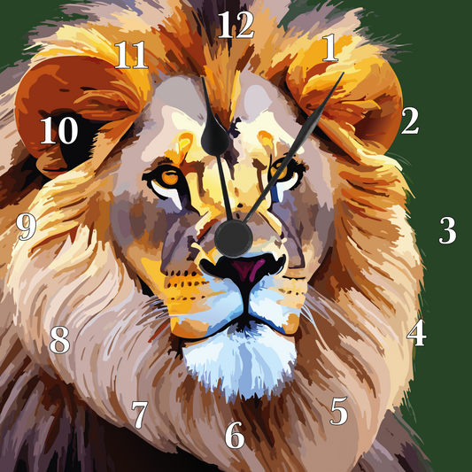 Lion Square Wall clock