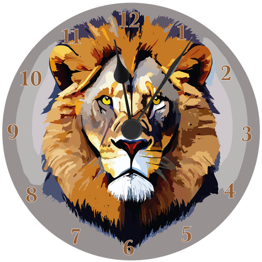 Lion Wall clock