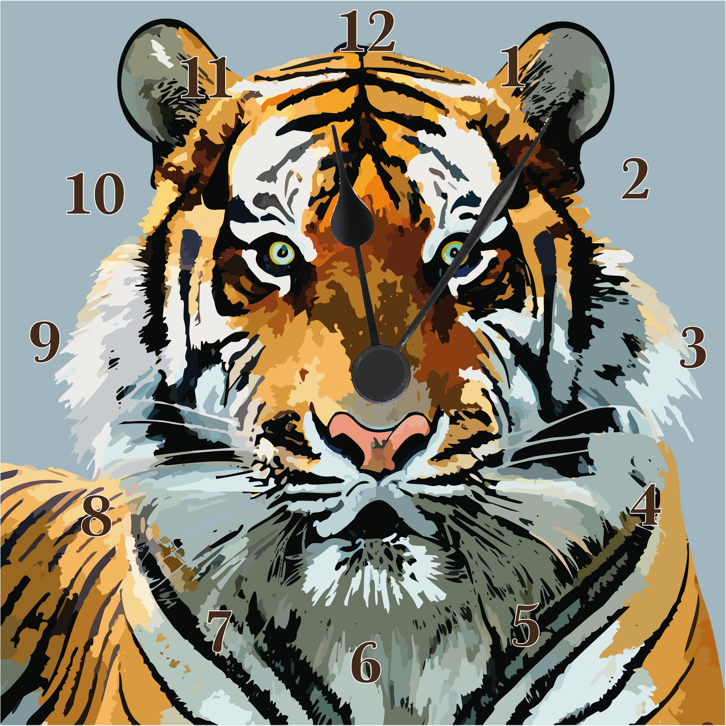 Tiger Wall clock